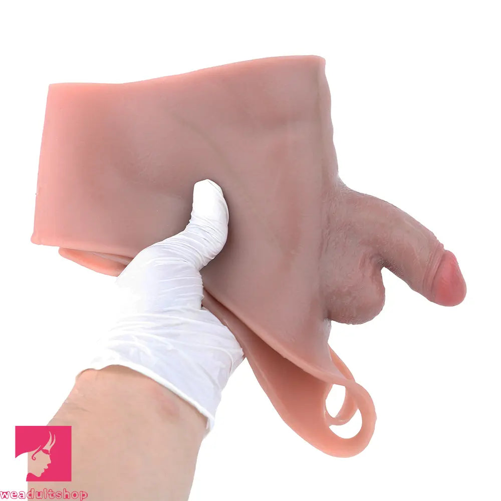 4.13in Realistic Small Solid Dildo Panty For Lesbian Vaginal Opening Relief Toy