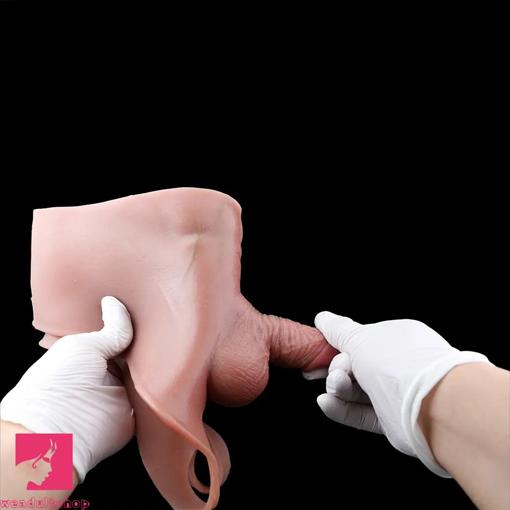 3.54in Realistic Small Solid Dildo Panty Vaginal Opening For Pleasure Device