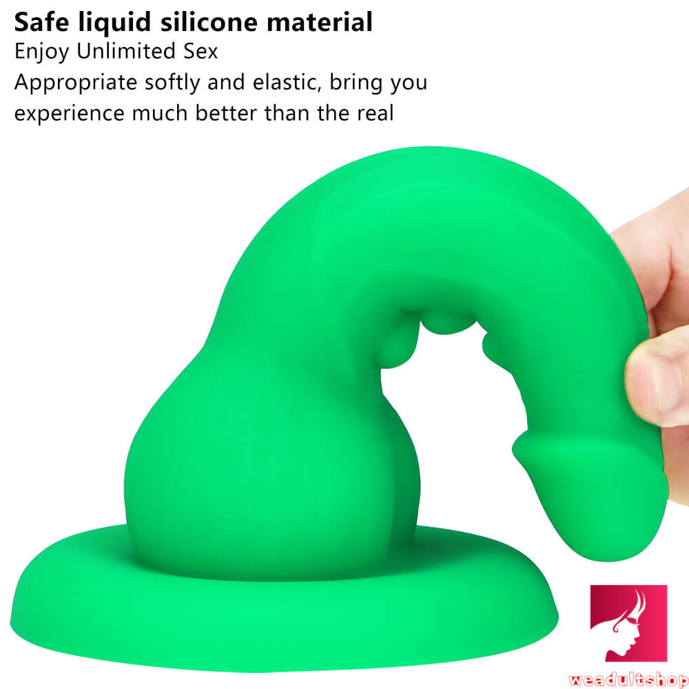 8.66in Big Lifelike Silicone Floppy Dildo With Sucker For Women