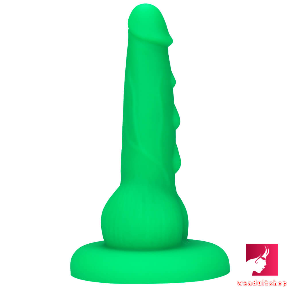 8.66in Big Lifelike Silicone Floppy Dildo With Sucker For Women