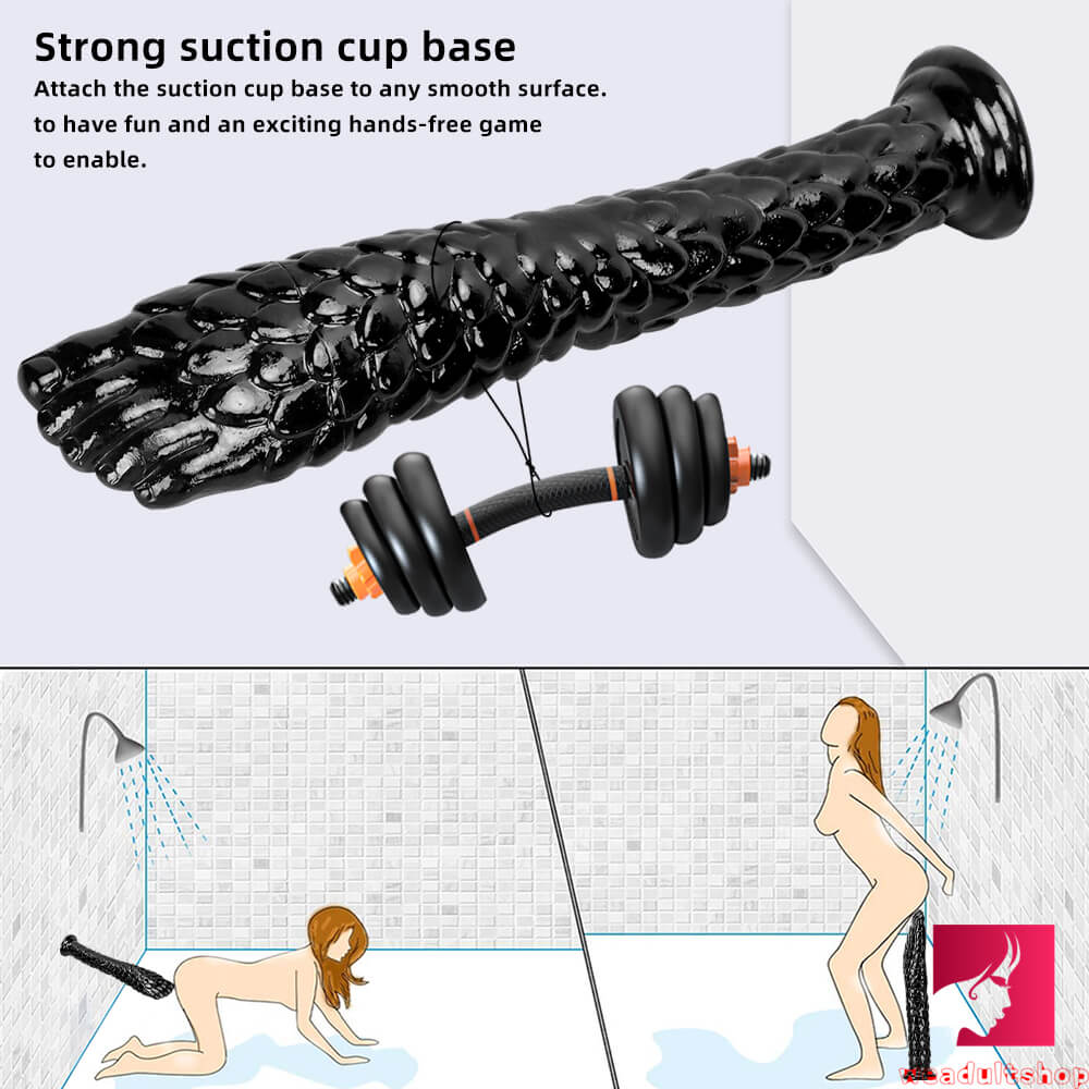 13.38in 13.58in Unicorn Hand Fist Foot Thick Big Long Dildo