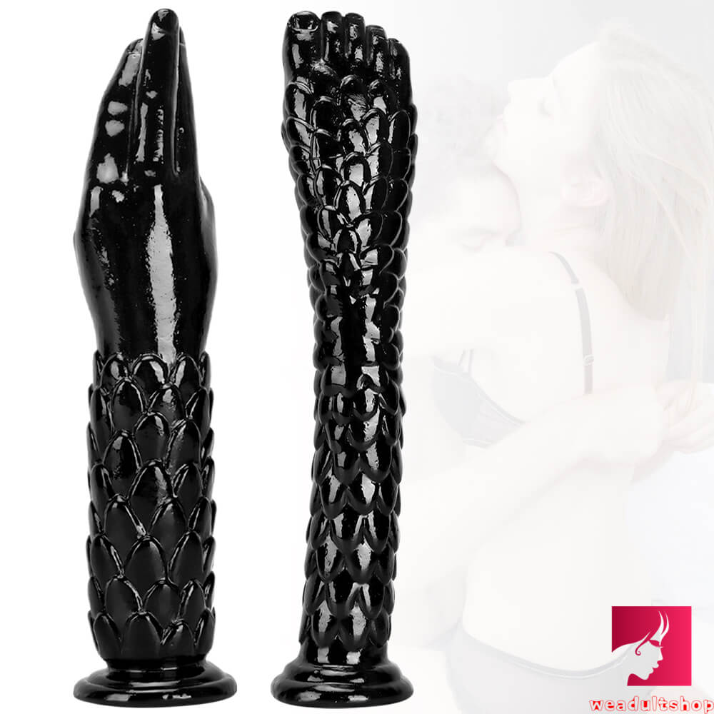 13.38in 13.58in Unicorn Hand Fist Foot Thick Big Long Dildo