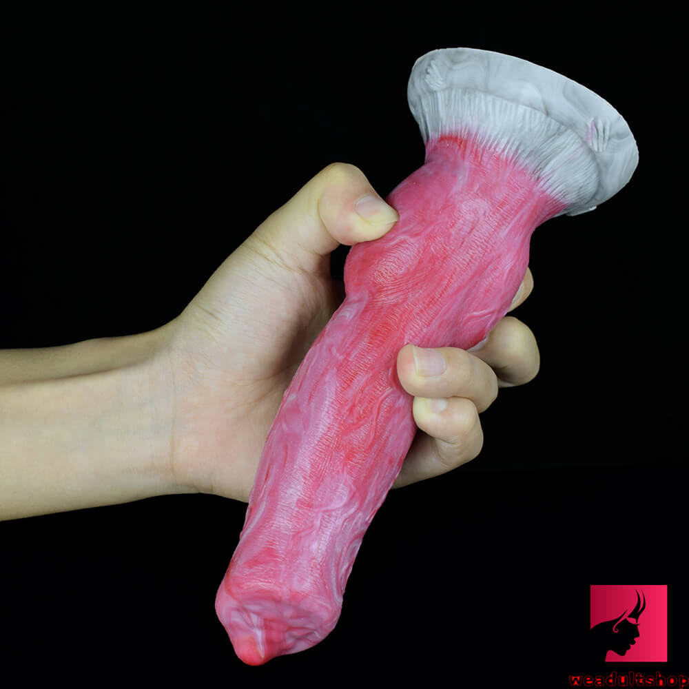 7.67in Premium Animal Dog Silicone Dildo Odd Chihuahua Penis