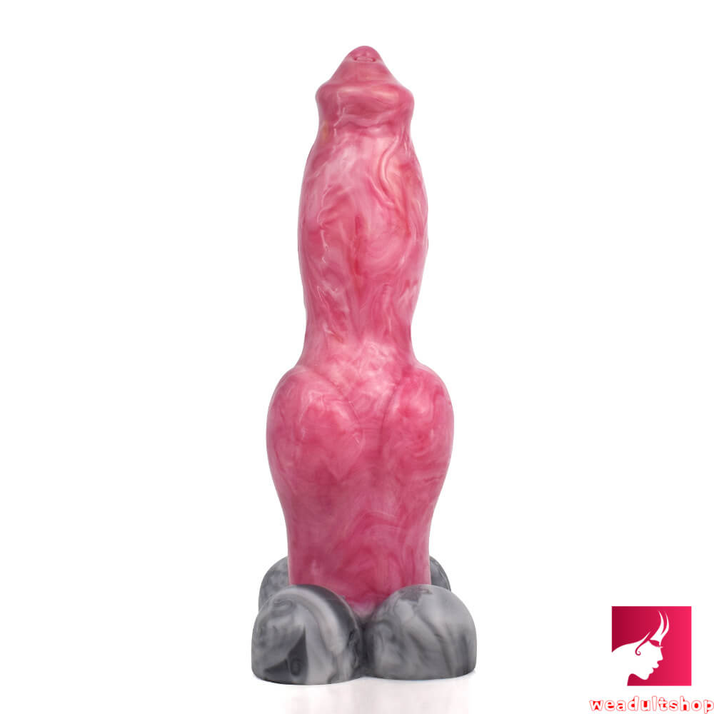 9.05in New Style Animal Dog Silicone Dildo Odd Lifelike Dildo Toy