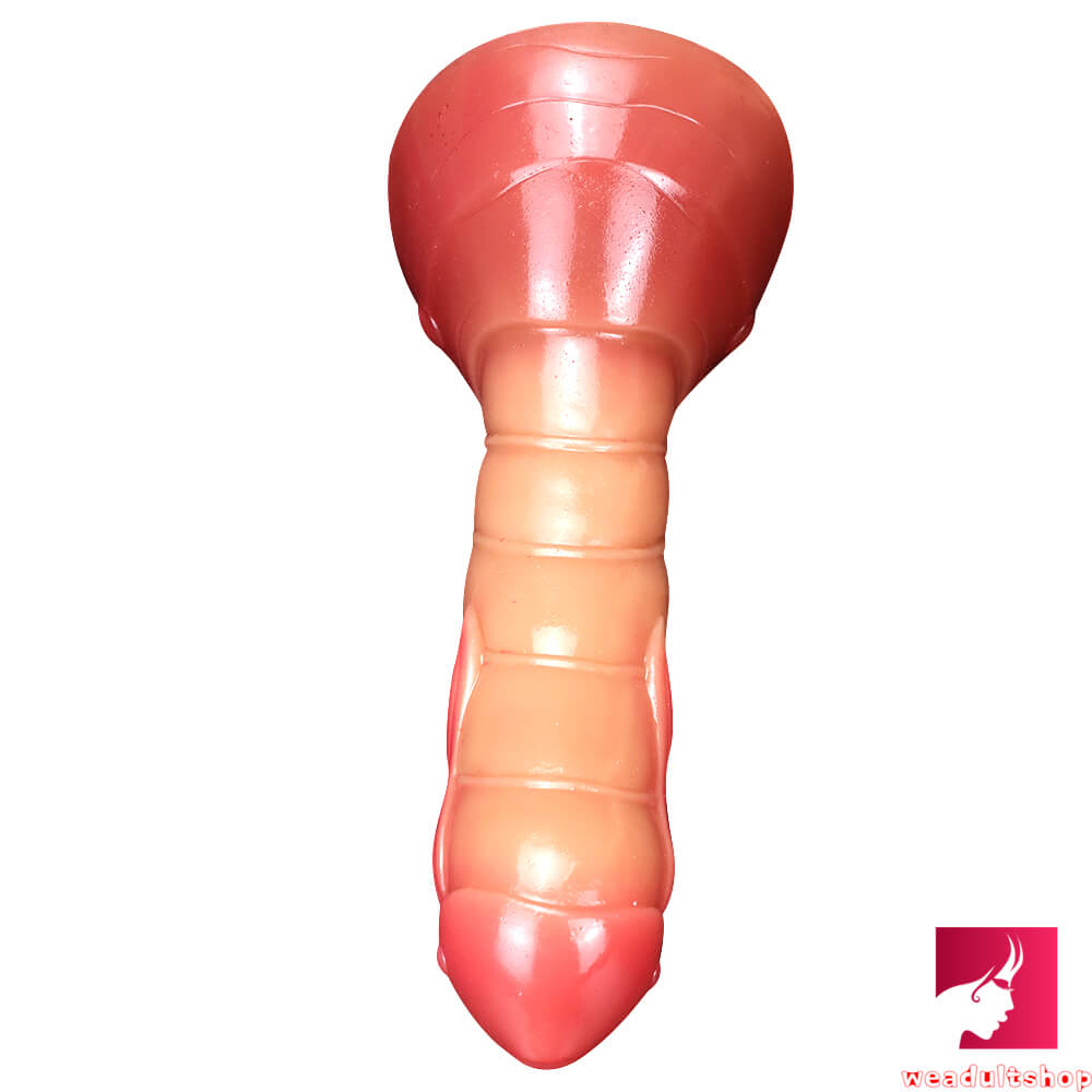 8.46in Fantasy Dual Layer Silicone Floppy Fish Dildo For Women