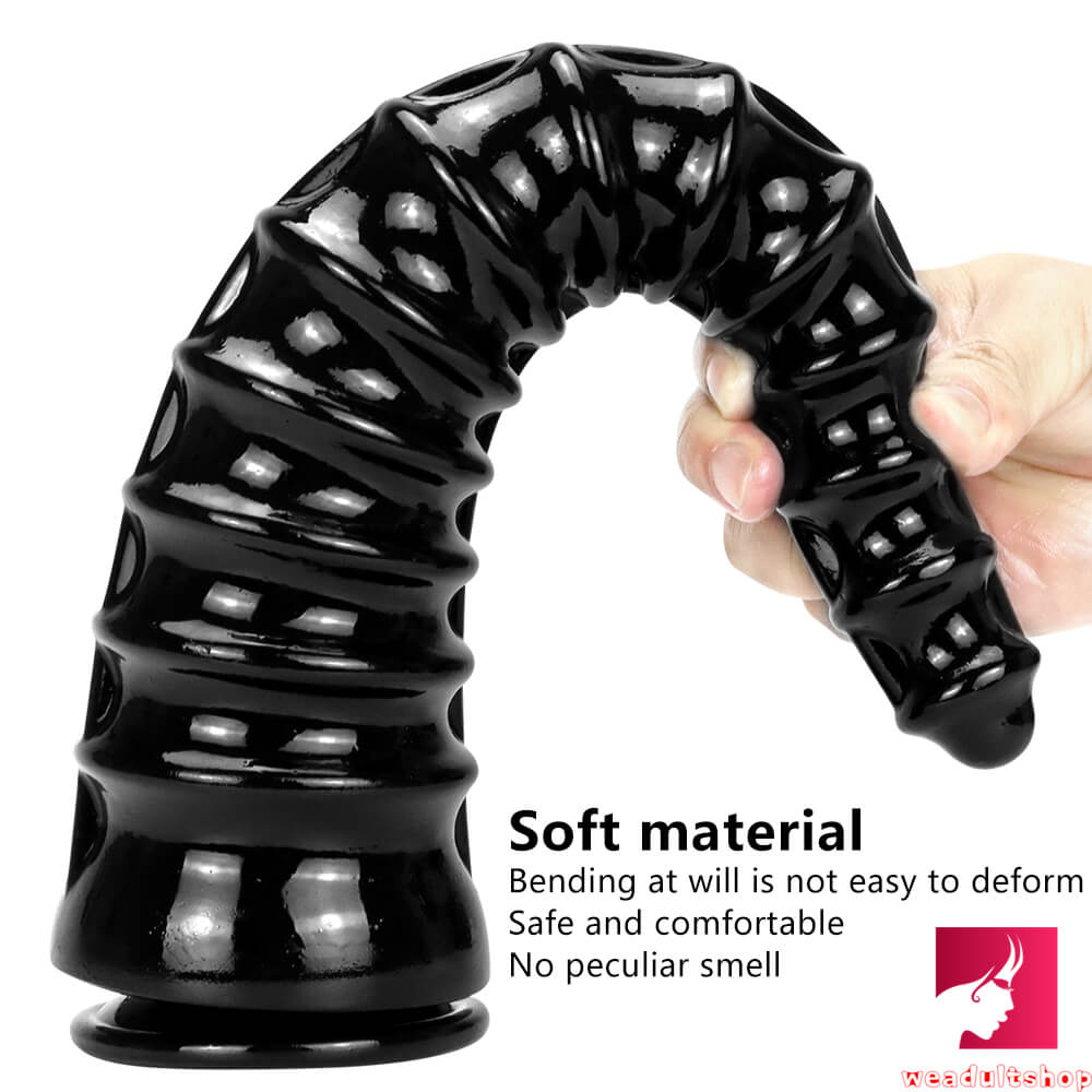 13in Women Fuck Big Black Dildo Thick Dragon Animal Adult Toy
