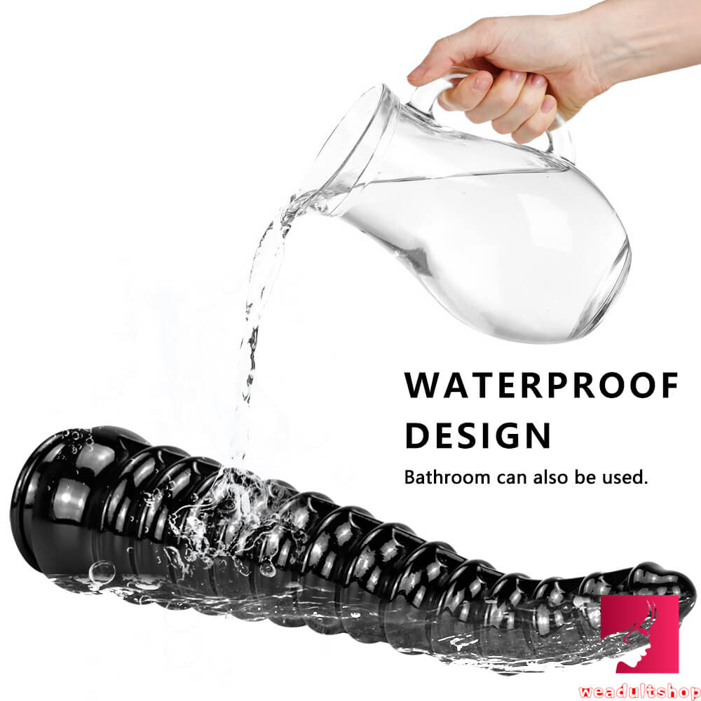 13in Women Fuck Big Black Dildo Thick Dragon Animal Adult Toy