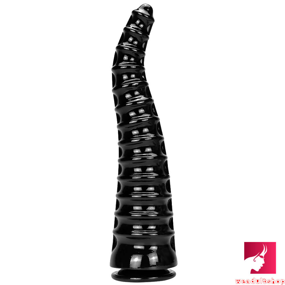 13in Women Fuck Big Black Dildo Thick Dragon Animal Adult Toy