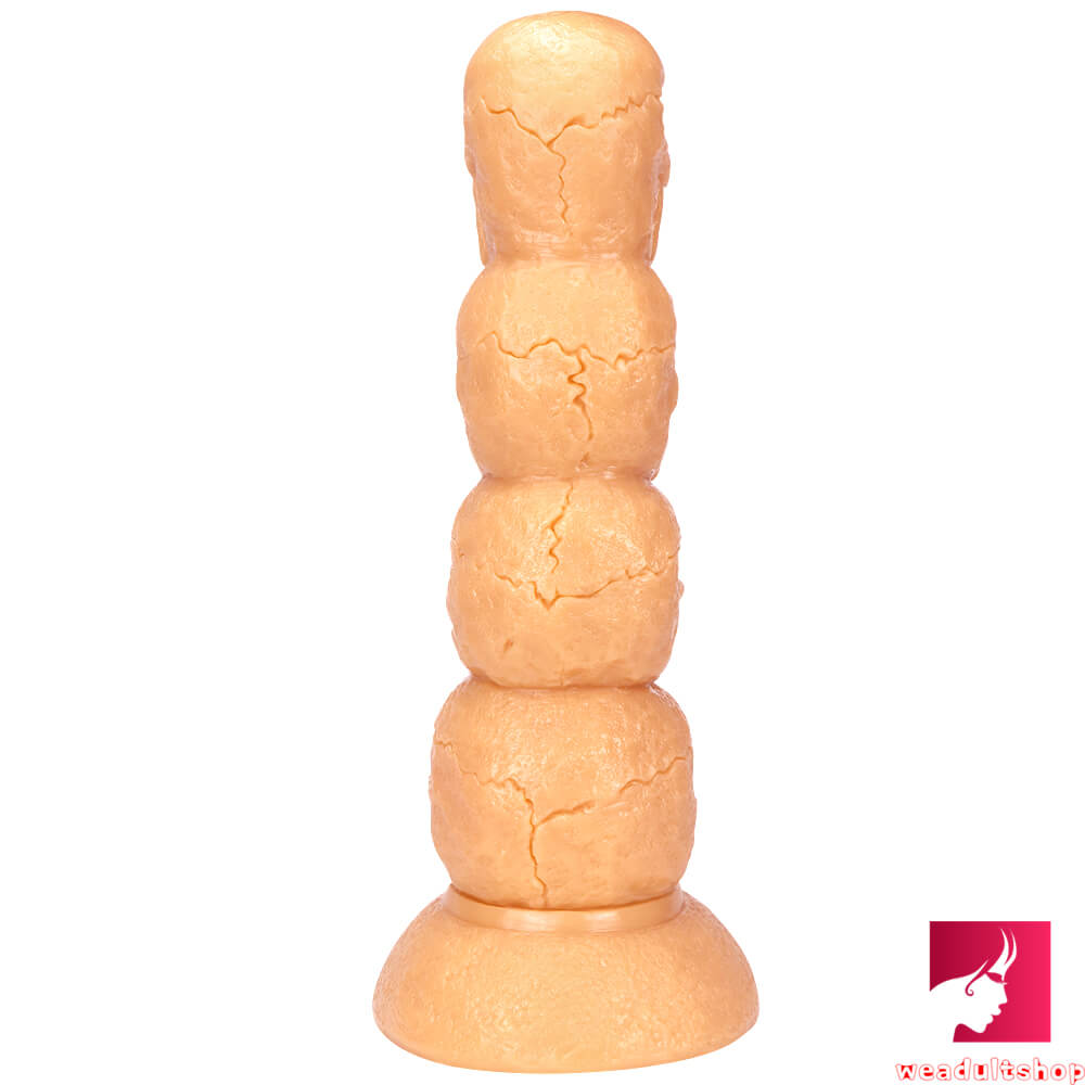 14.37in Realistic Skull Odd Big Thick Dildo For Anal Sex Fucking