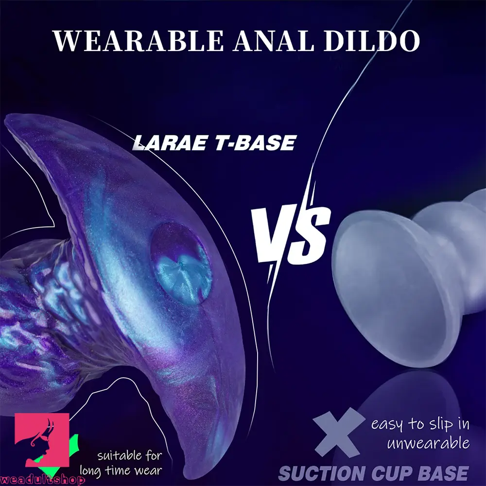 6.29in Inflatable Dog Knot Silicone Dildo Hands-free Play Adult Feel Cock