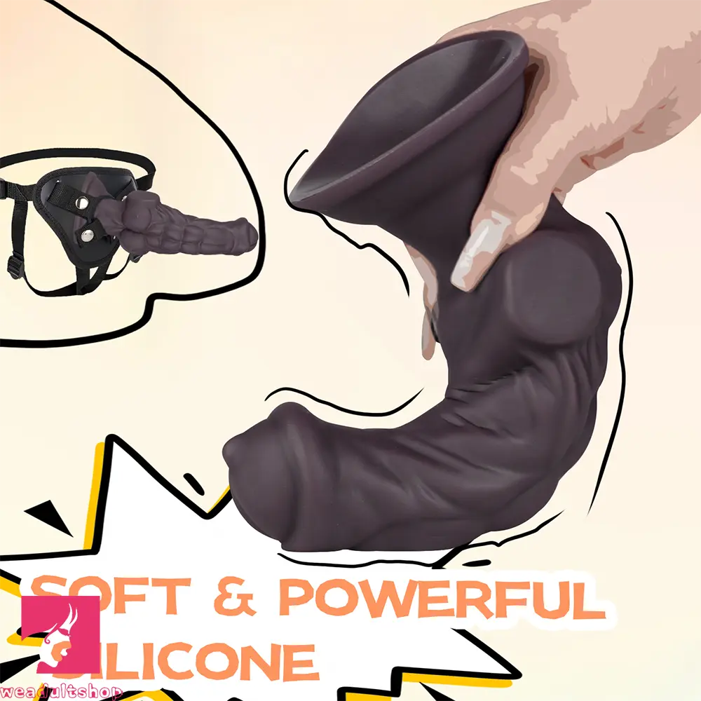 8.07in Muscle Fantasy Silicone Dildo Adult Entertainment Cock Love Dildo