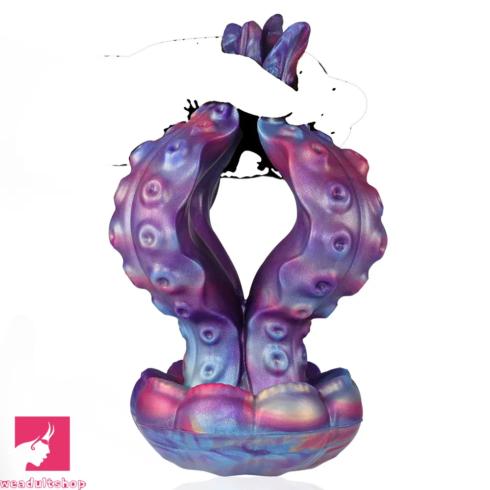 5.82in 7.87in Tentacle Dual Heads Silicone Dildo Anal Expansion Sex Cock