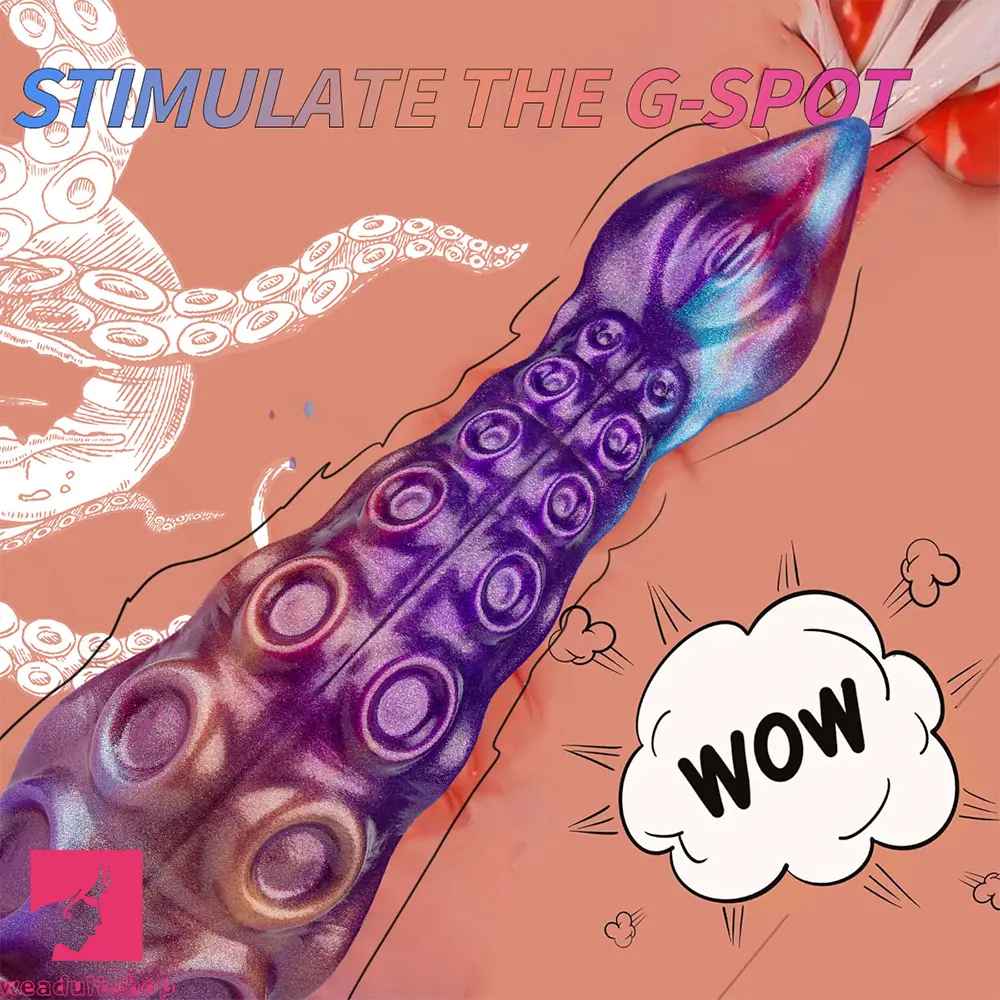 8.46in Monster Tentacle Silicone Soft Dildo Perfect For Beginners Dilator