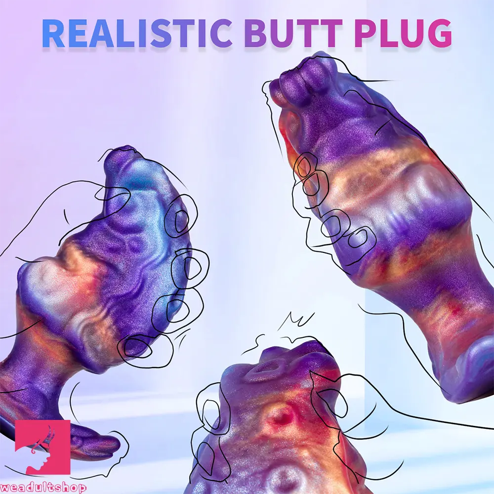 4.92in Tentacle Monster Silicone Soft Dildo Non-Electric Intimate Cock