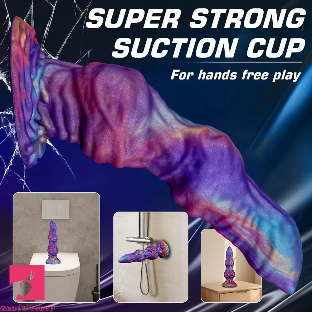 9.05in Monster Knot Silicone Big Dildo Couple Sex Game Texture Feeling