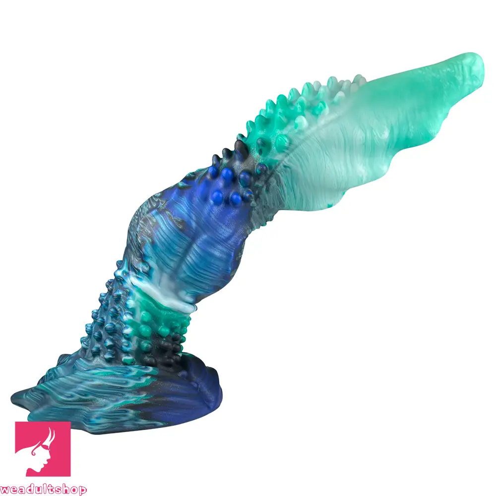 10.23in Monster Fantasy Silicone Spiked Dildo Soft Erotic Tool For Pleasure