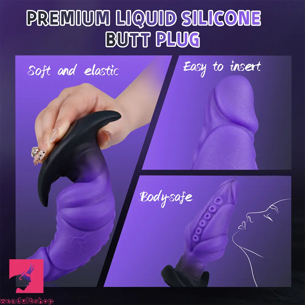 6.88in Tentacle Silicone Soft Fantasy Dildo For G-Spot Stimulation Cock