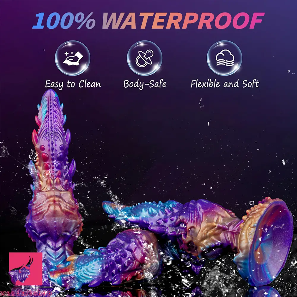 8.26in Big Fantasy Creature Silicone Dildo For Same Sex Couples Love