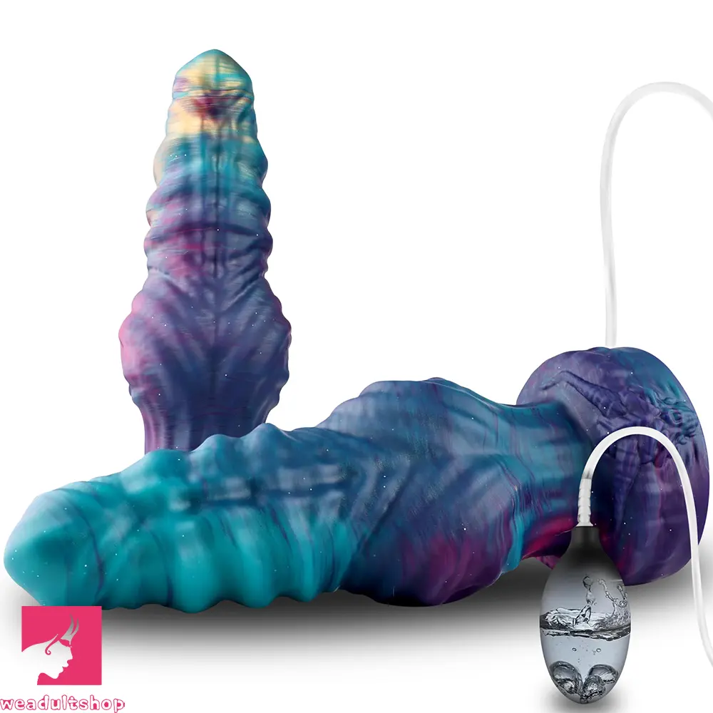 8.26in 10.62in 12.99in Monster Knotted Silicone Big Soft Cumming Dildo