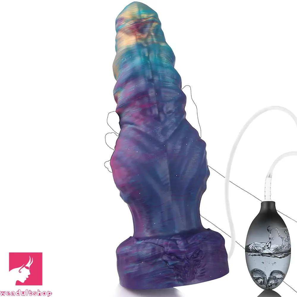 8.26in 10.62in 12.99in Monster Knotted Silicone Big Soft Cumming Dildo