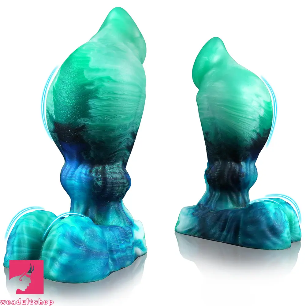 6.49in Fantasy Creature Knot Silicone Dildo with Suction Cup Feeling Toy