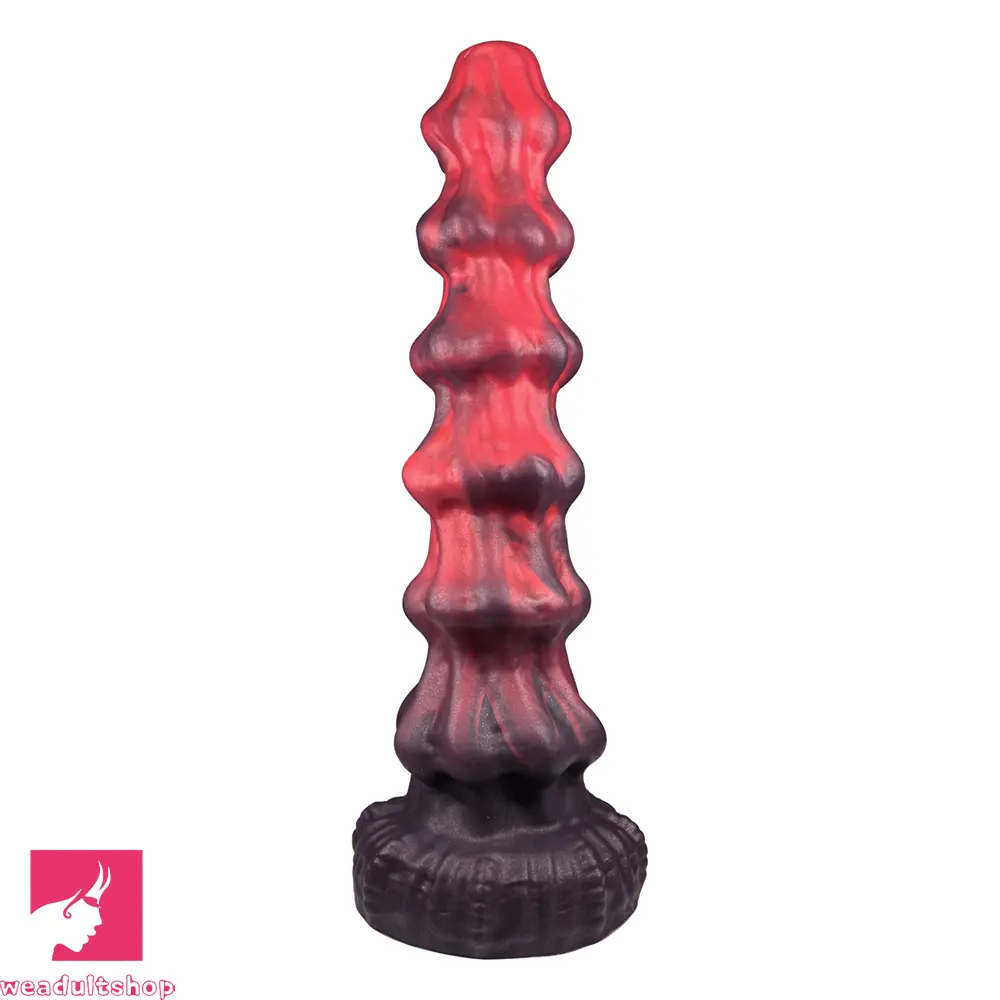 10.04in Monster Silicone Big Odd Dildo Anal Clit Expansion Sex Cock