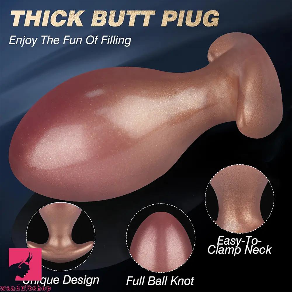 3.74in 4.33in 5.11in Anal Ball Butt Plug Dildo Female Pleasure Penis Sex Toy