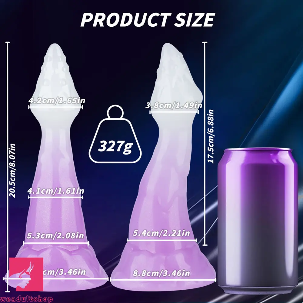 8.07in Animal Fantasy Silicone Dildo Monster Penis Design For Pleasure