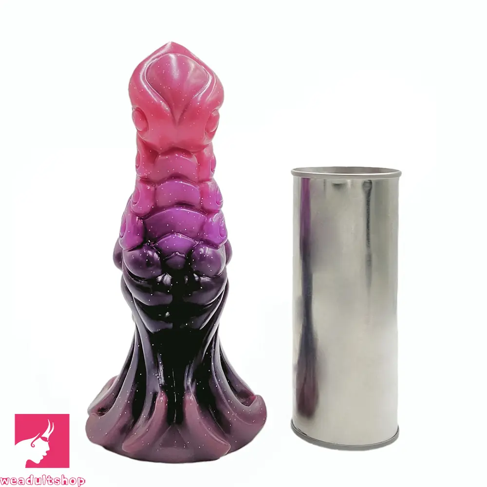 7.87in Monster Knot Luminous Dildo With Ribs Adult Sex Masturbator