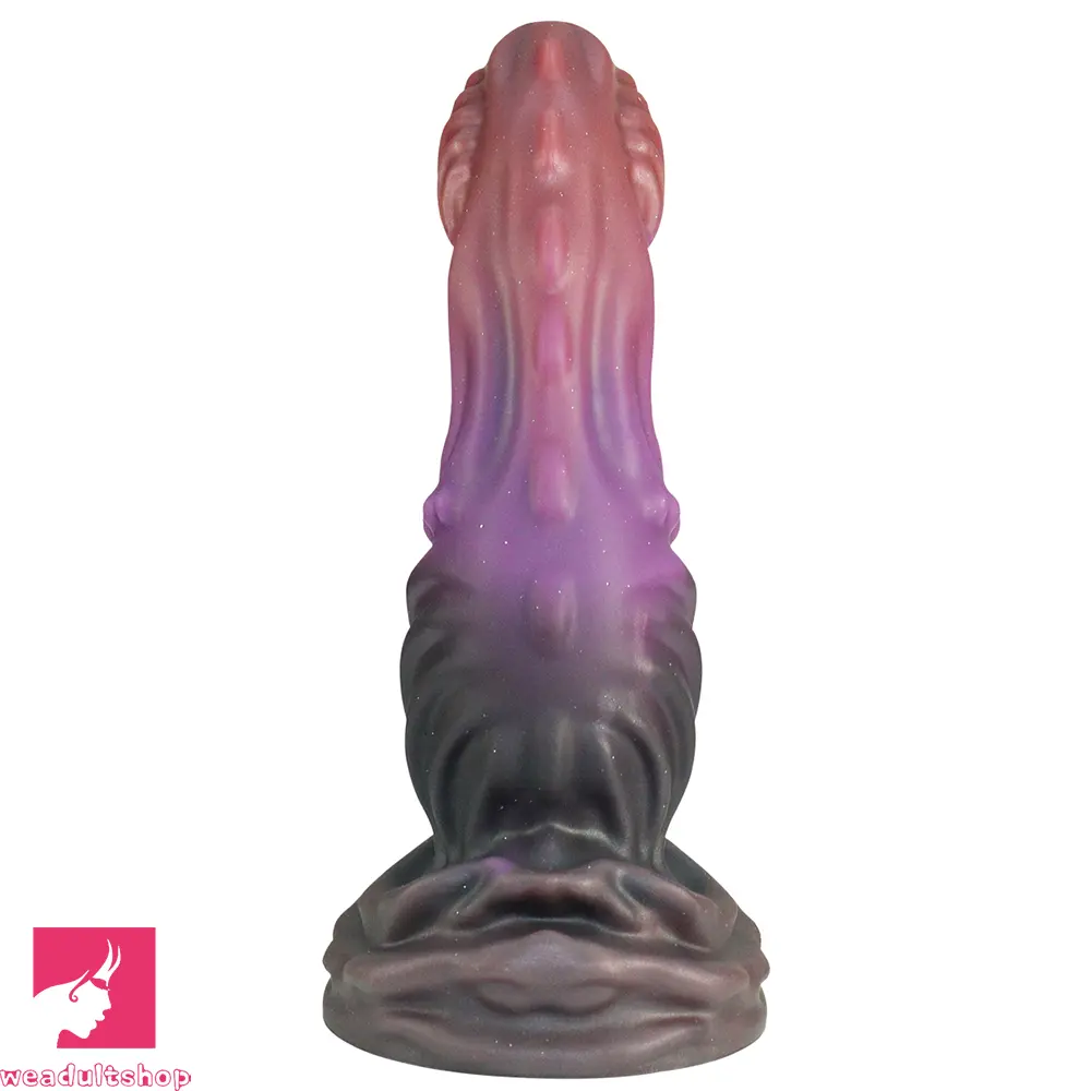 8in Luminous Fantasy Silicone Soft Big Dildo Manual Climax Bed Cock Love