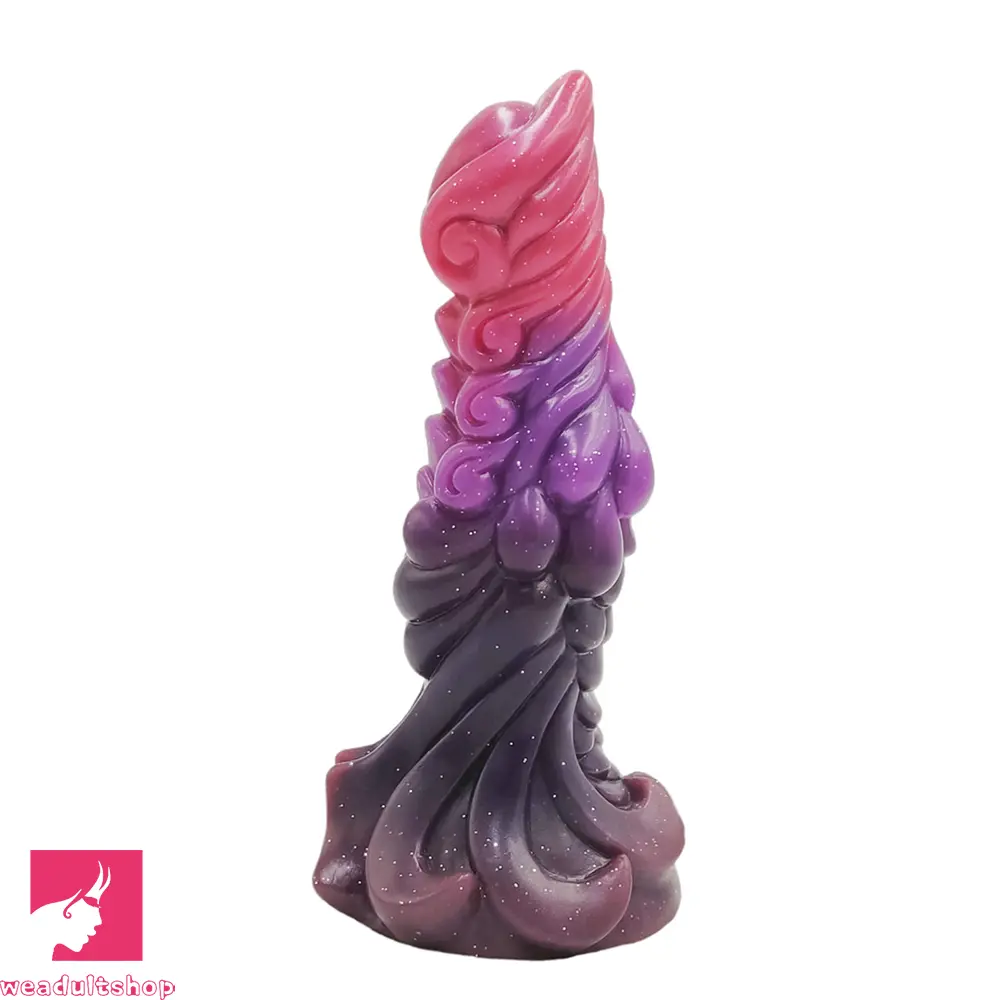7.87in Monster Knot Luminous Dildo With Ribs Adult Sex Masturbator