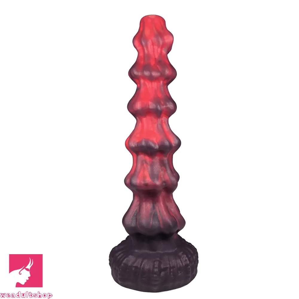 10.04in Monster Silicone Big Odd Dildo Anal Clit Expansion Sex Cock