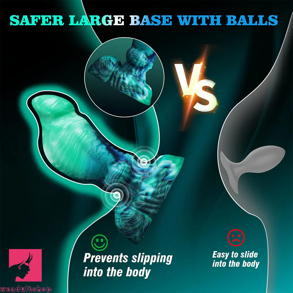 6.49in Fantasy Creature Knot Silicone Dildo with Suction Cup Feeling Toy