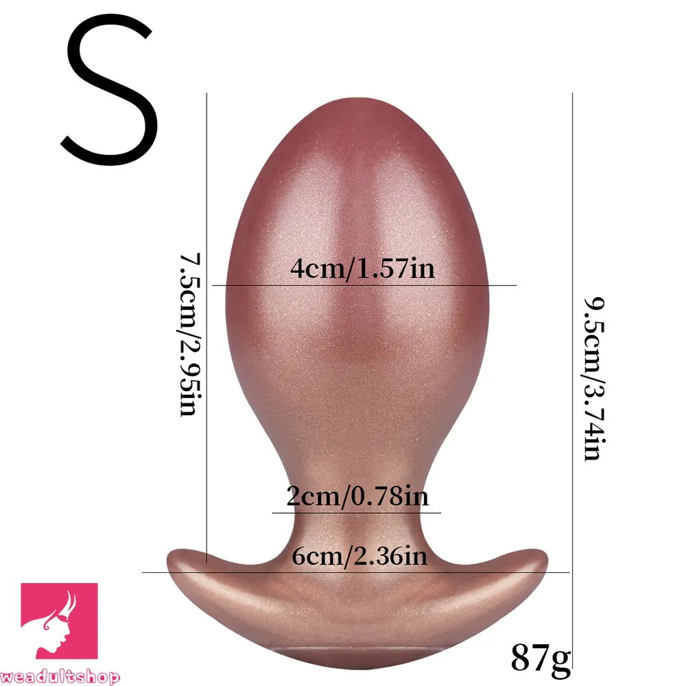 3.74in 4.33in 5.11in Anal Ball Butt Plug Dildo Female Pleasure Penis Sex Toy