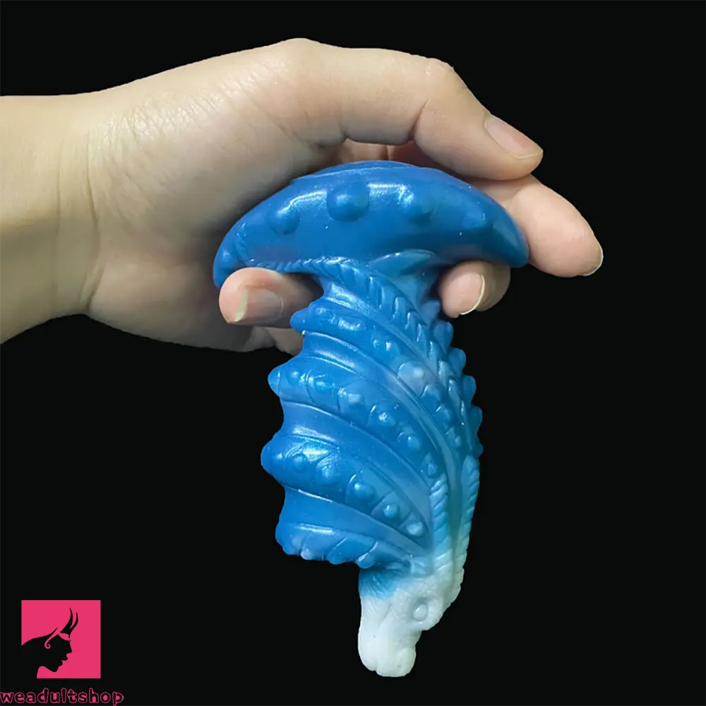 4.53in Small Fish Design Spiral Fantasy Dildo For Clit G-Spot Pleasure
