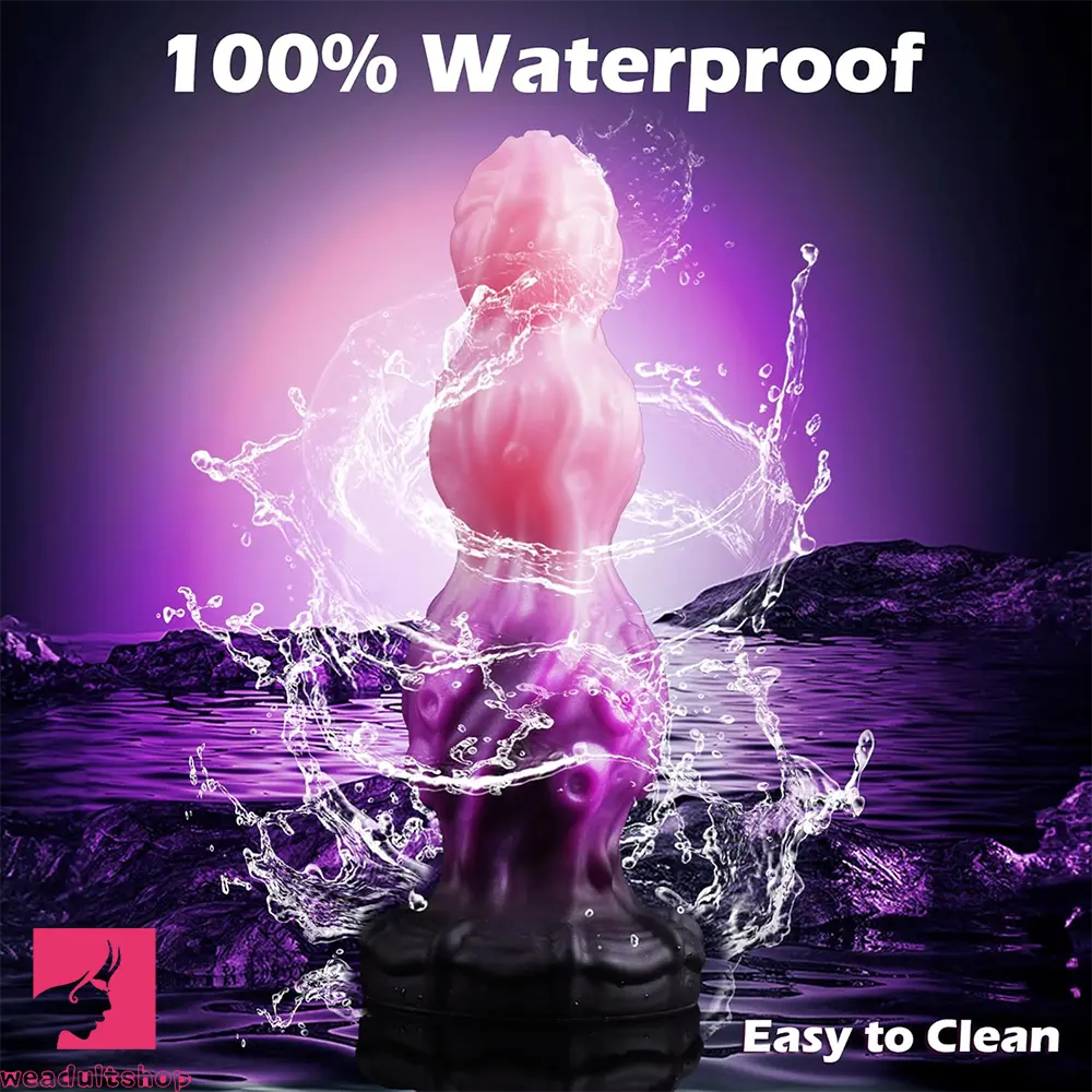 7.87in Tentacle Fantasy Knot Silicone Dildo Couple Intimacy Game Cock