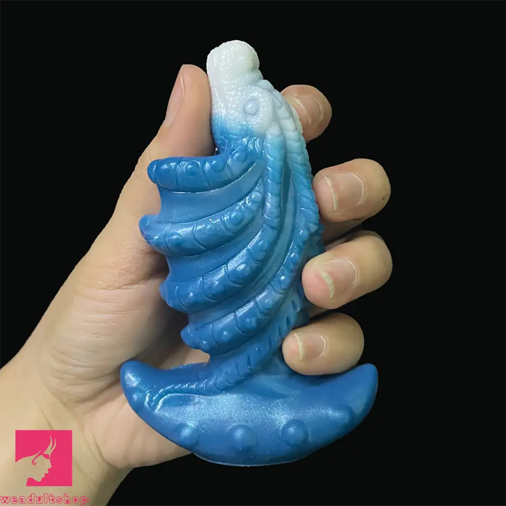 4.53in Small Fish Design Spiral Fantasy Dildo For Clit G-Spot Pleasure