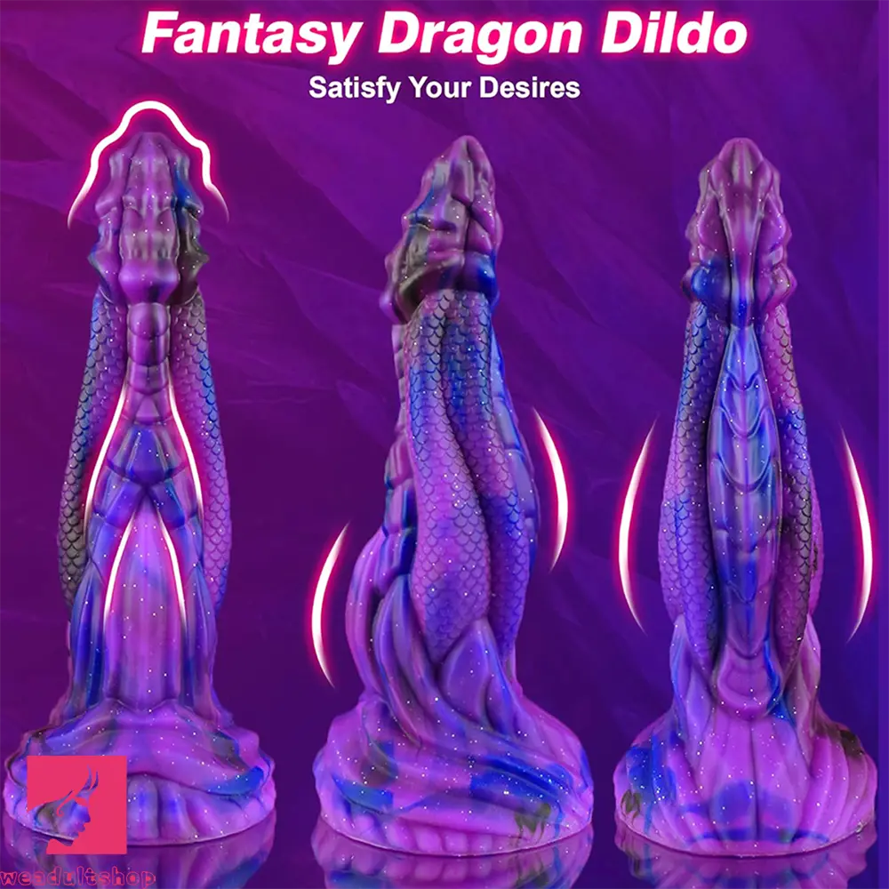 8.86in Dragon Creature Big Cock Silicone Dildo Pleasure Cock Love Toy