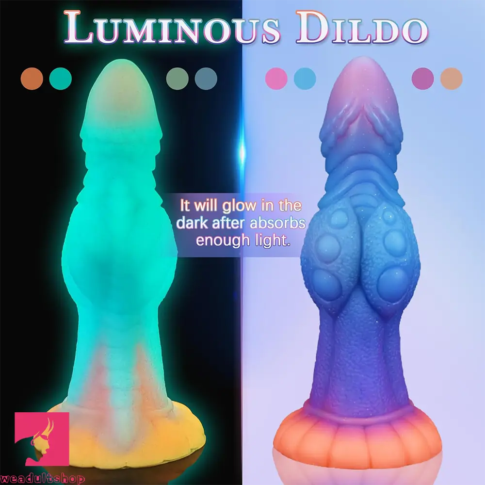 8.43in Monster Knot Silicone Soft Big Dildo Fantasy Odd Cock Love Cock