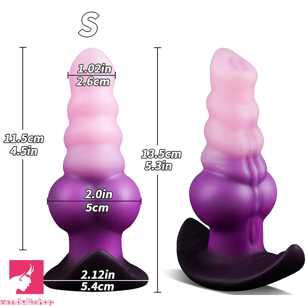 5.3in 6.3in 7.28in Anal Beads Wearable Silicone Dildo For Adult Love Toy