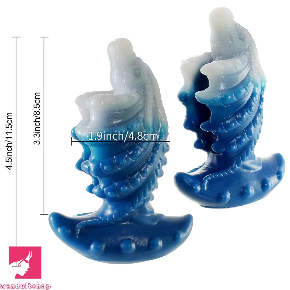 4.53in Small Fish Design Spiral Fantasy Dildo For Clit G-Spot Pleasure