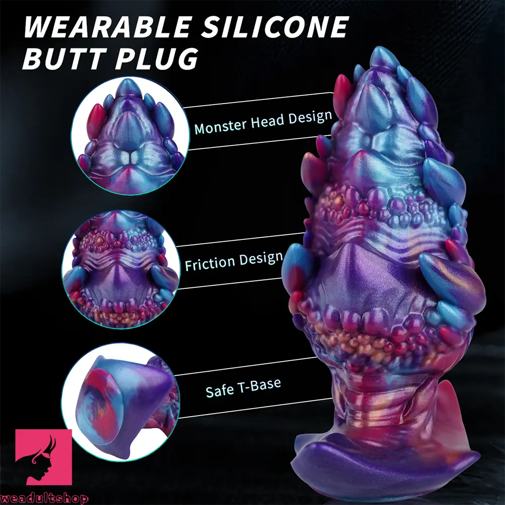 5.51in Fantasy Creature Odd Wearable Dildo For Prostate Clit Massage