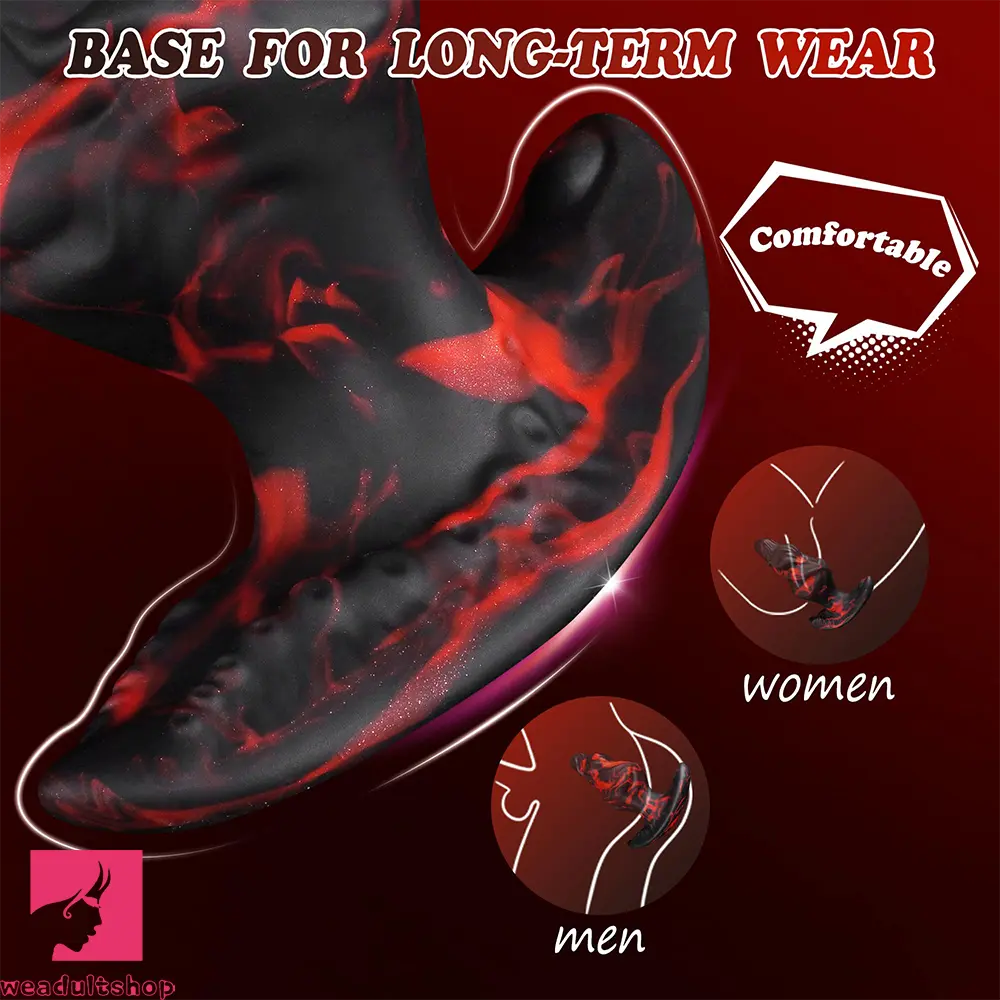 6.5in Wearable Silicone Soft Dildo For Female G-Spot Adult Penis Sex Toy