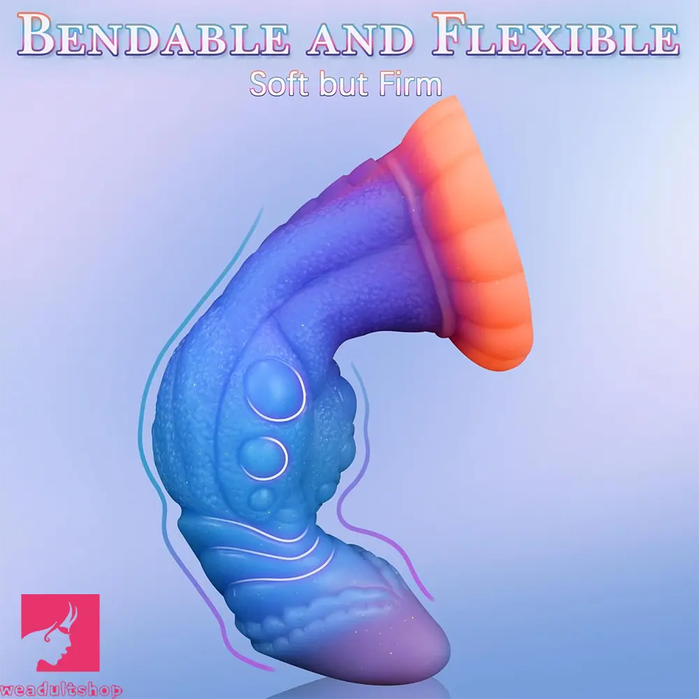 8.43in Monster Knot Silicone Soft Big Dildo Fantasy Odd Cock Love Cock