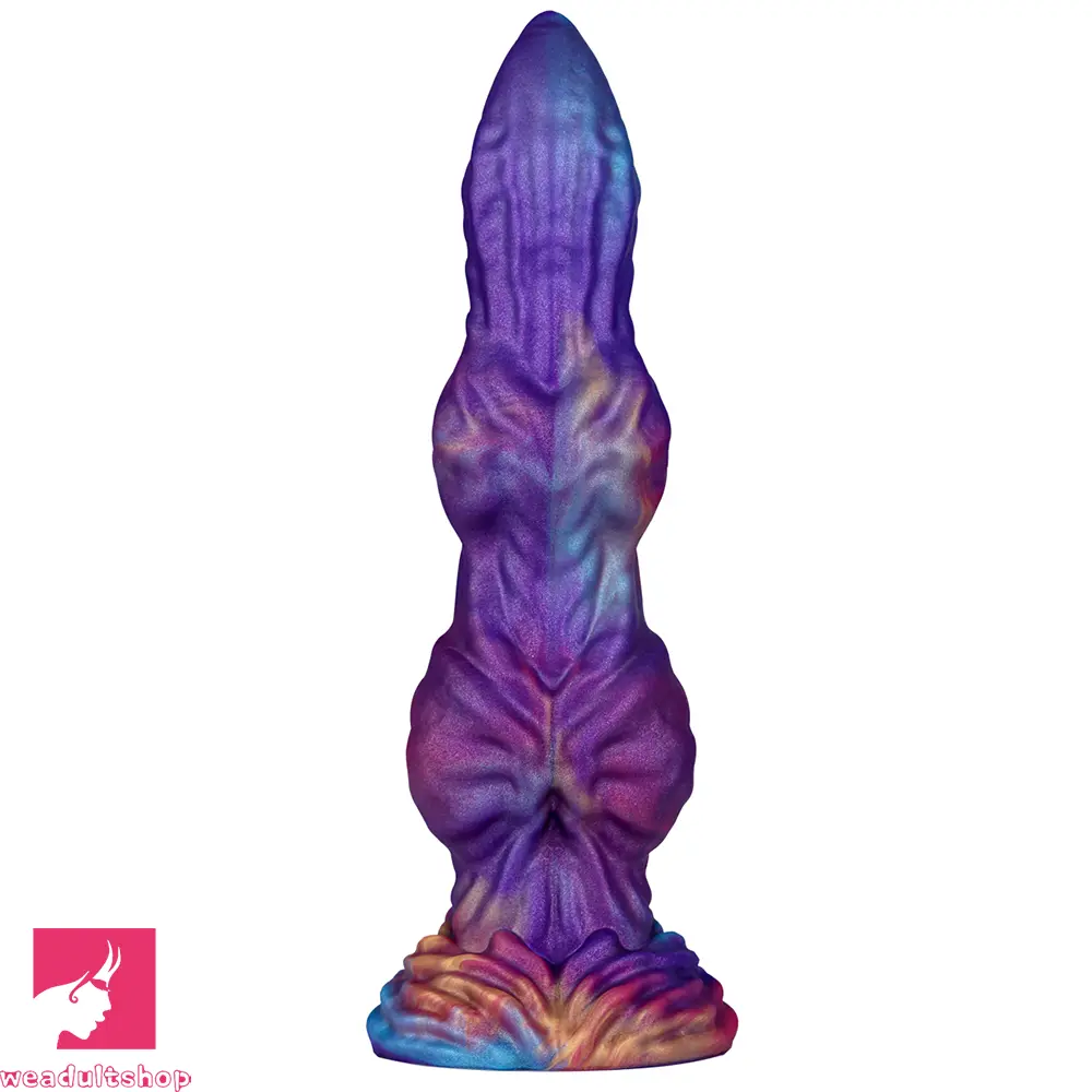 9.05in Monster Knot Silicone Big Dildo Couple Sex Game Texture Feeling