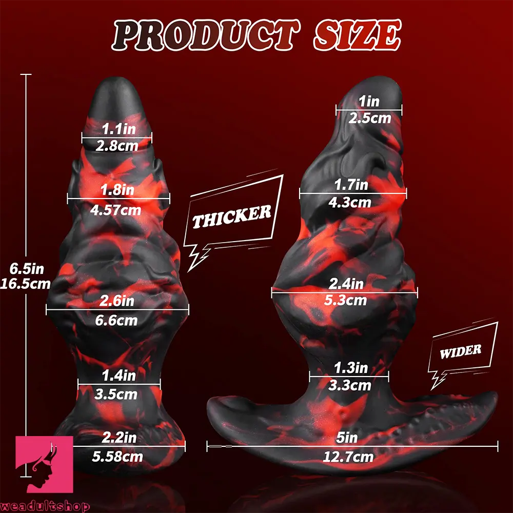 6.5in Wearable Silicone Soft Dildo For Female G-Spot Adult Penis Sex Toy