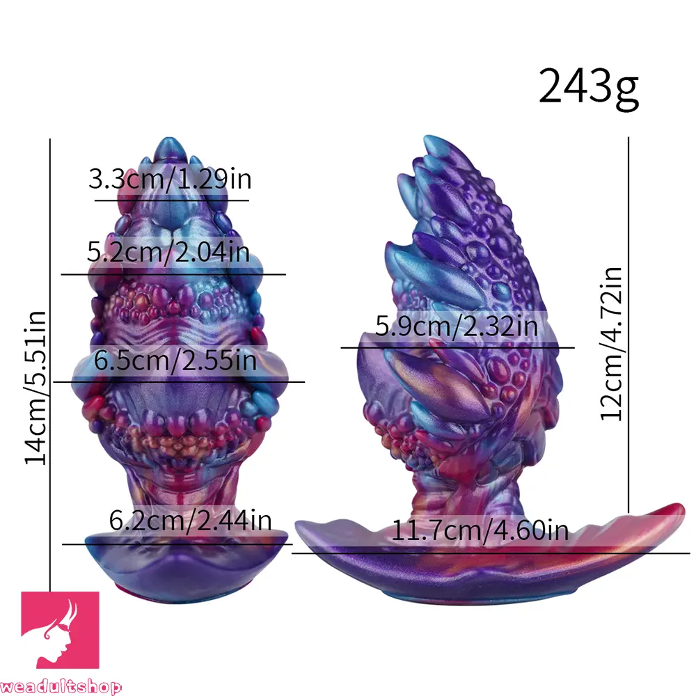 5.51in Fantasy Creature Odd Wearable Dildo For Prostate Clit Massage