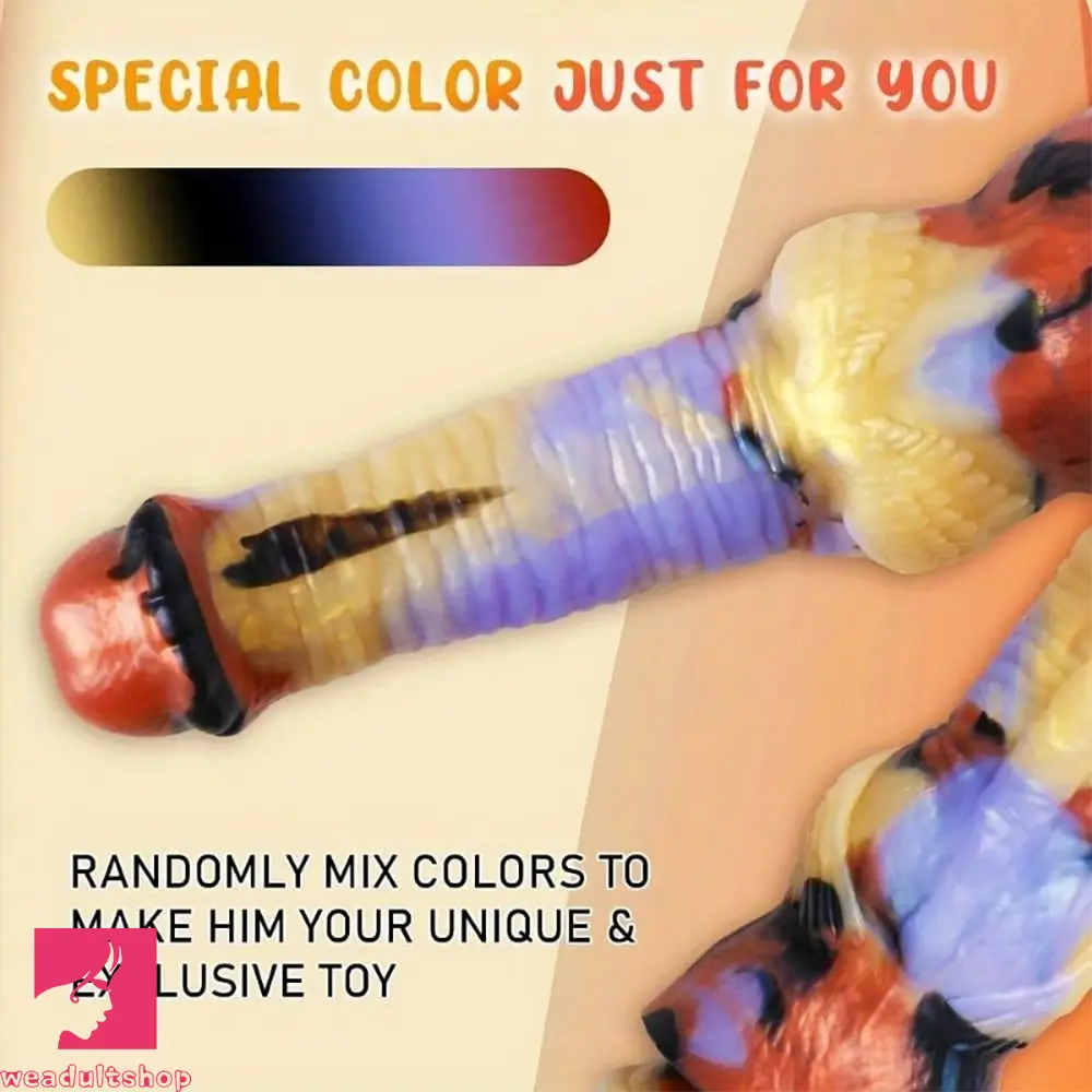 11.81in Monster Big Fantasy Dragon Knot Silicone Soft Dildo For Animal Sex