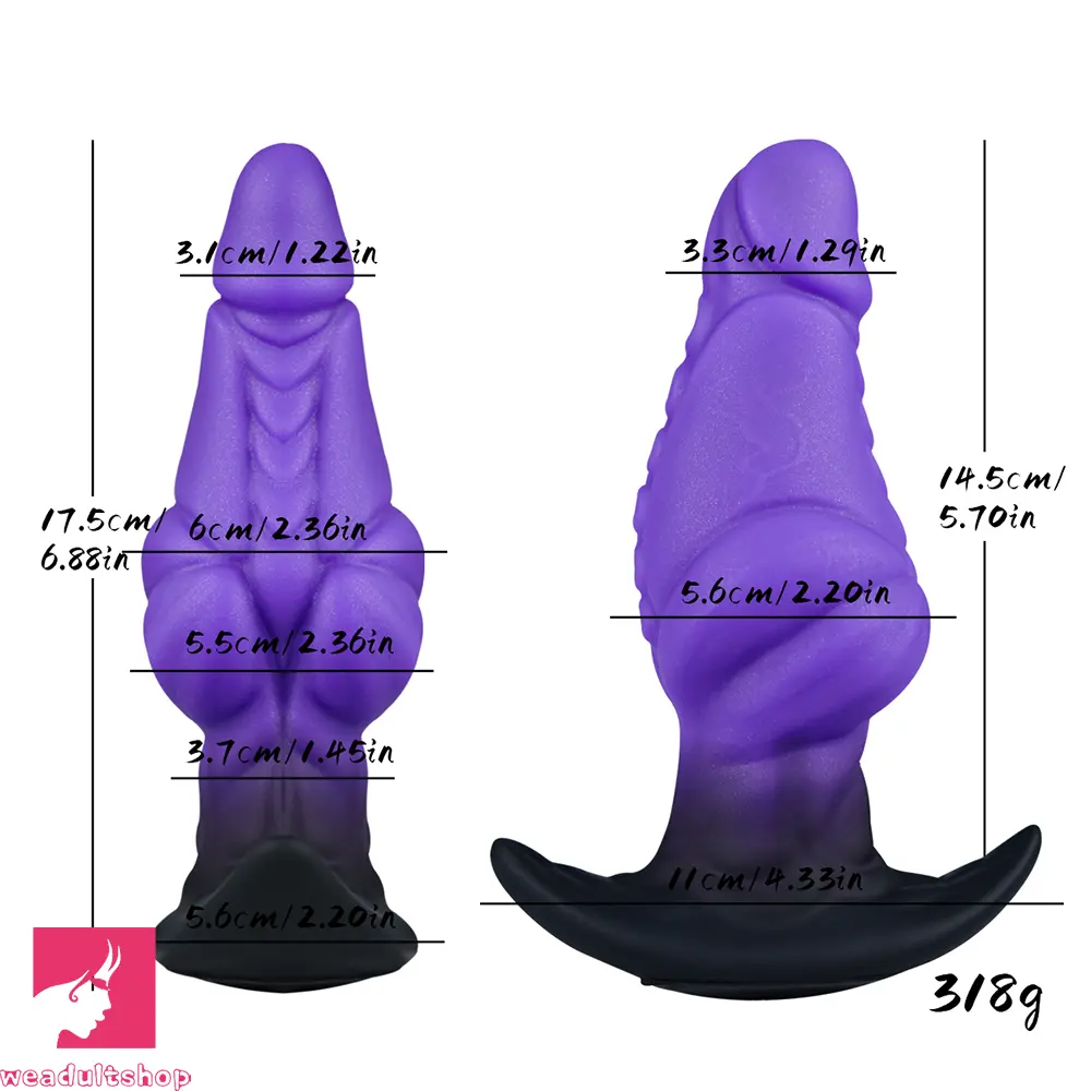 6.88in Tentacle Silicone Soft Fantasy Dildo For G-Spot Stimulation Cock