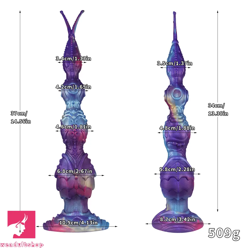 14.56in Huge Long Fantasy Monster Dildo Highquality Silicone Soft Penis